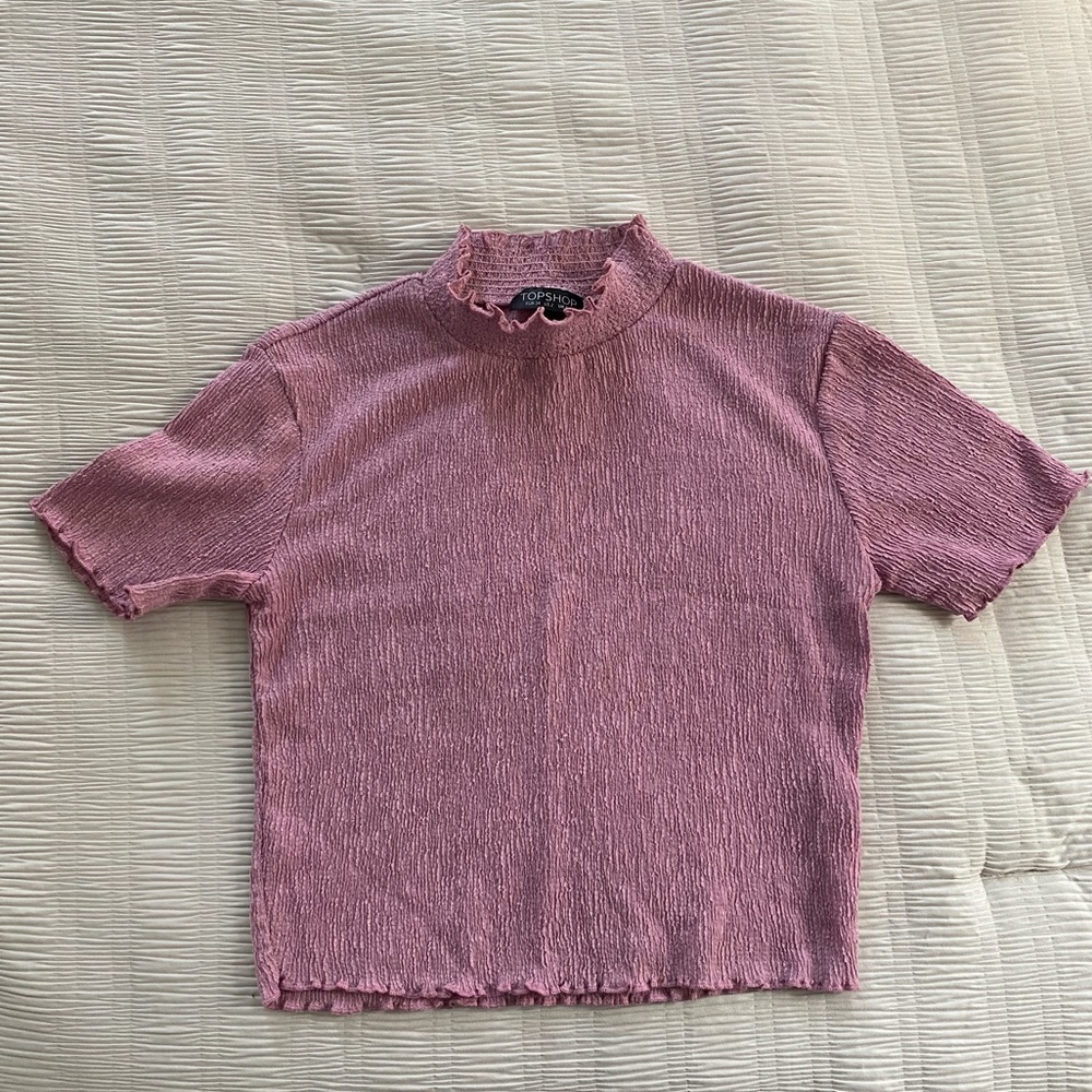 Cropped turtleneck